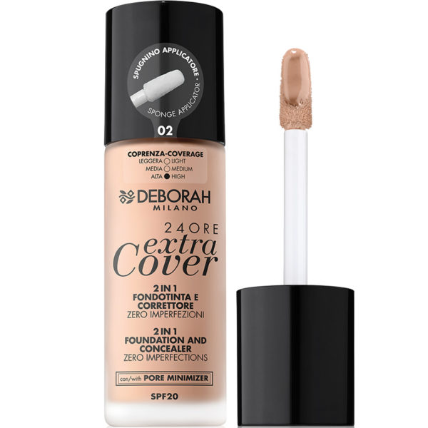 24ORE Extra Cover Foundation – 2 Beige