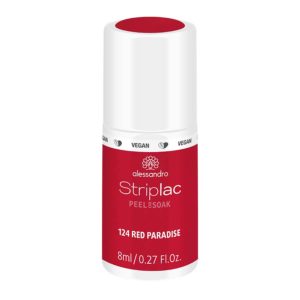 Alessandro Striplac 124 red paradise 300x300 - Striplac Peel or Soak - 124 Red Paradise