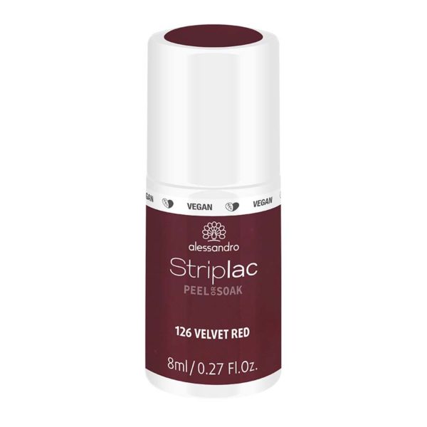 Striplac Peel or Soak – 126 Velvet Red