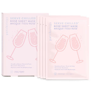 Serve Chilled Rose Sheet Mask – 4 pack