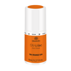 48 186 Striplac 2.0 OrangeSun 8ml 300x300 - Striplac Peel or Soak -  186 Neon Orange Sun