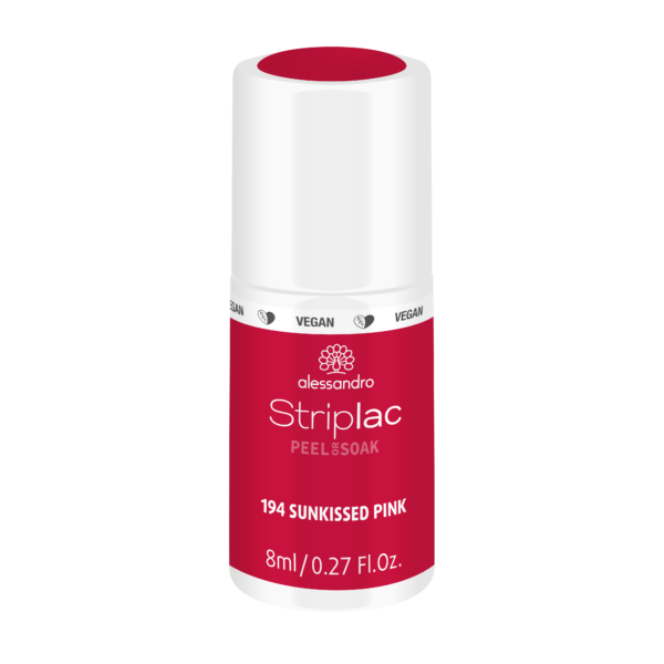 Striplac Peel or Soak –  194 Sunkissed Pink